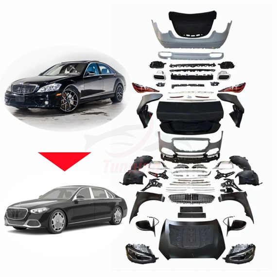 Kit de mise a jour exterieur de la Mercedes 2006 a 2012 ver la 2023 Maybach W221-W223O